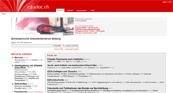 Desktop Screenshot of edudoc.ch